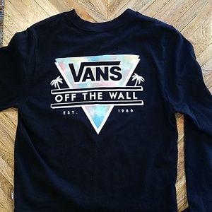 Vans long sleeve crop tee